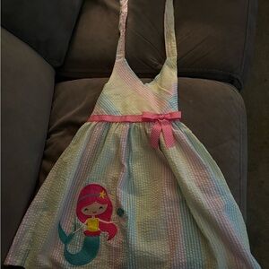 Fun summer dress with Mermaid. Gently worn. Size 5 T.